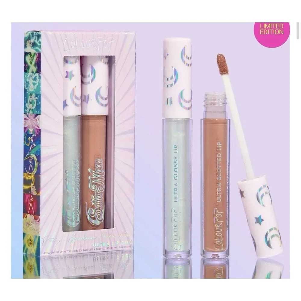 Colourpop Pretty Guardian‎ Sailor Moon Celestial Powers Ultra Lipgloss Duo